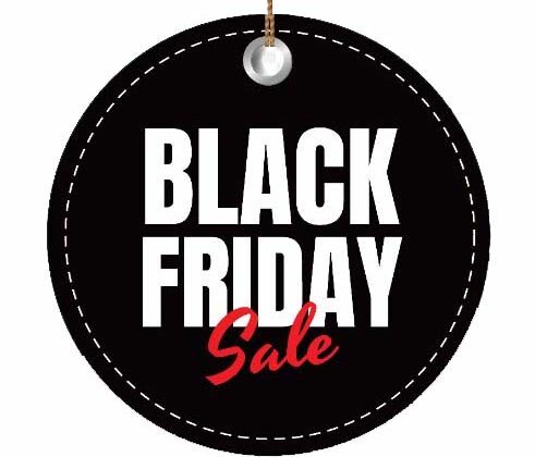 Black Friday sale tag